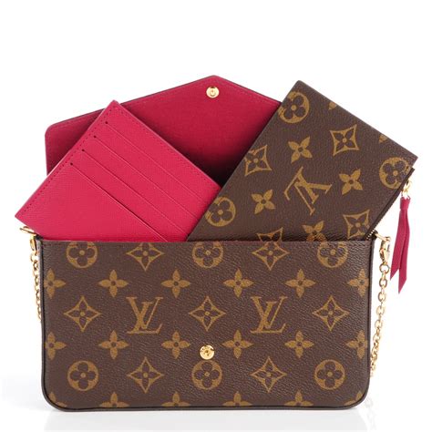 félicie louis vuitton|Louis Vuitton chain wallet felicie.